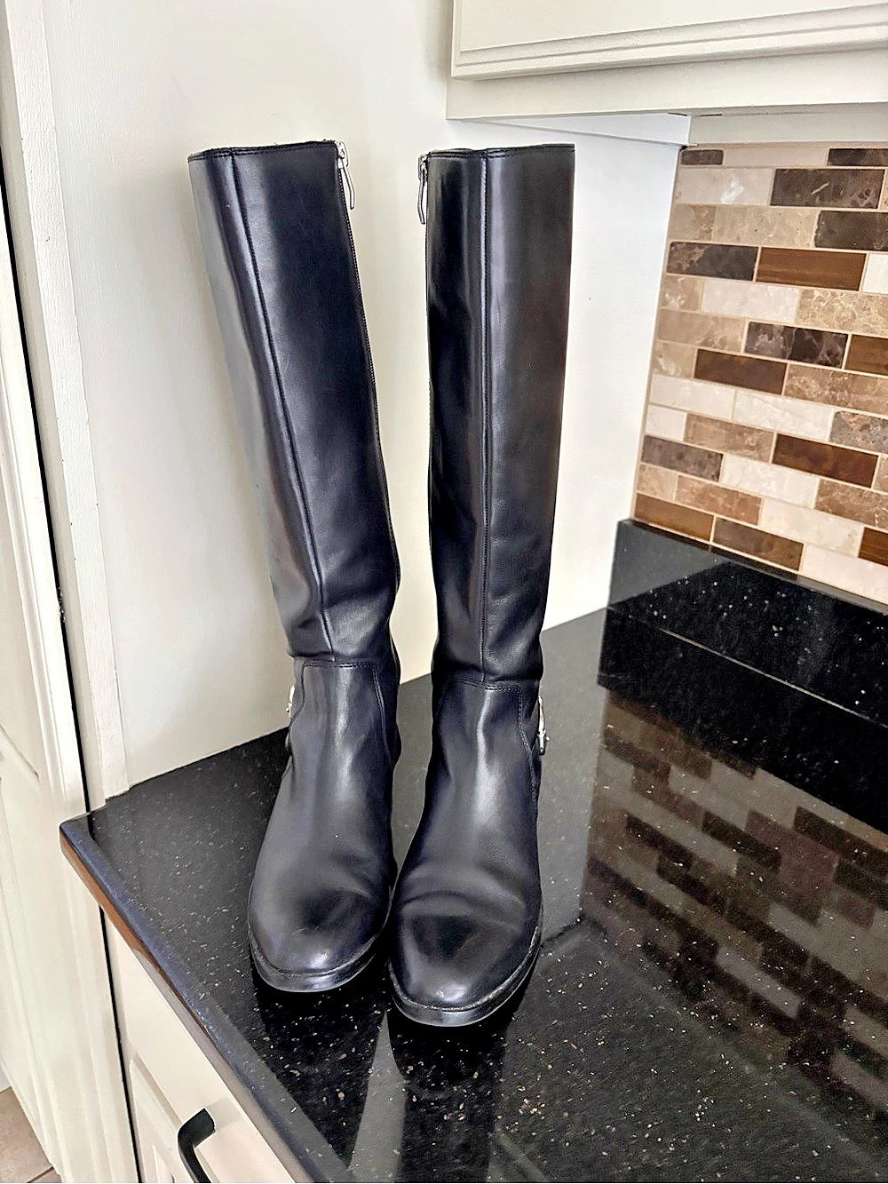 Vince Camuto Black Over-the-Knee Boots